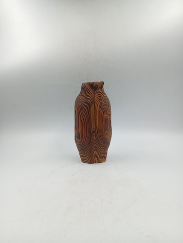 Vase bois brûlé design - bois,