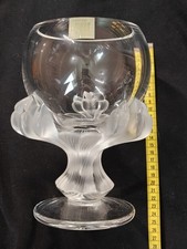 Vase Dahlia LALIQUE France -