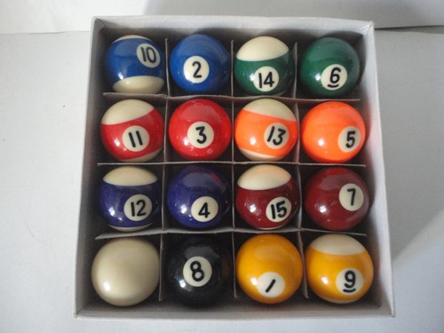 Lot boules billard - lot,
