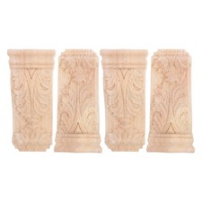  Lot de 4 consoles en bois -