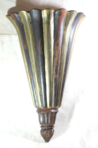 Grande applique bois sculpté - grande,
