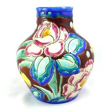 Nice ceramic vase, made in Belgium, Art Deco, excellent condition.