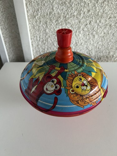 Vintage toupie tôle - toupie, en
