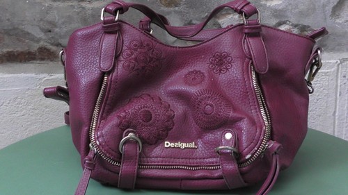 Sac main desigual rouge - à,