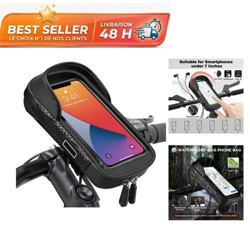 Sacoche téléphone vélo