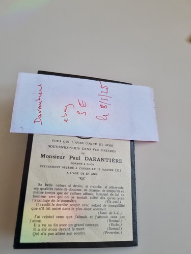 Image mortuaire paul - image,