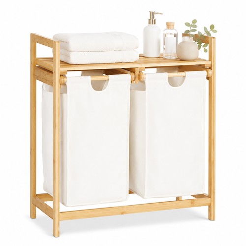 Panier linge bambou - à,
