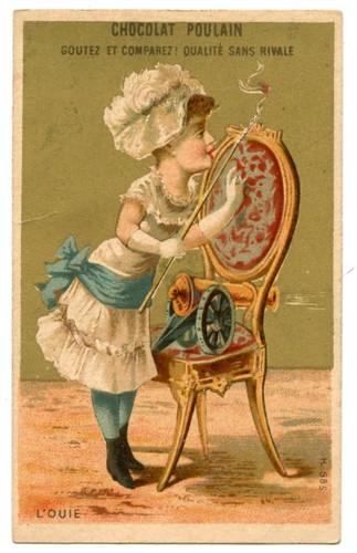 Chocolat poulain ouïe - chocolat, .
