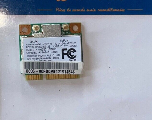 Carte wifi atheros - atheros, ar5b125