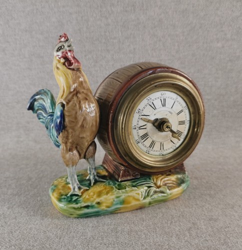 Magnifique horloge faïence - en,