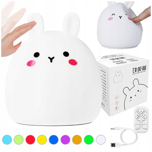 Lampe douce lapin avec - lampe,