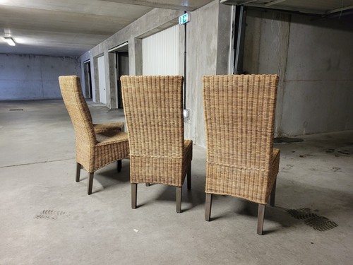 Vends chaises osiers en - 4,