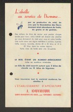 "SAINTE-MARGUERITE-des-LOGES (14) BEEKEEPING / MATERIAL & BEES ""J. DUTREUIL""
