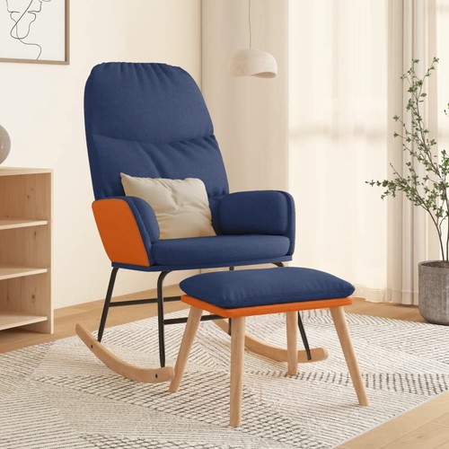 Chaise bascule blanc crème - à,