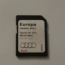 Carte GPS Audi Europe Version