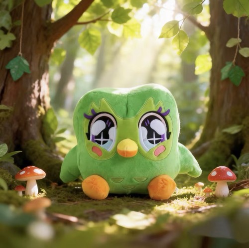 Peluche duolingo enfant cadeau - duolingo,