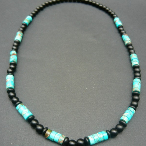 Collier homme perles - collier, jaspe
