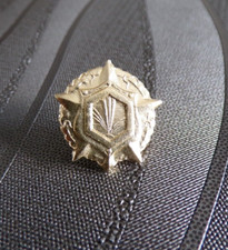 MILITARY INSIGNIA BUTTONHOLE CHEMICAL ARMY CCZECHOSLOVAKIA TBE