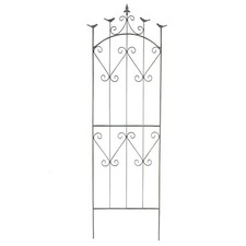 Treillage motifs oiseaux fer