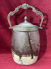 LEGRAS ENAMELLED JAR BARREL