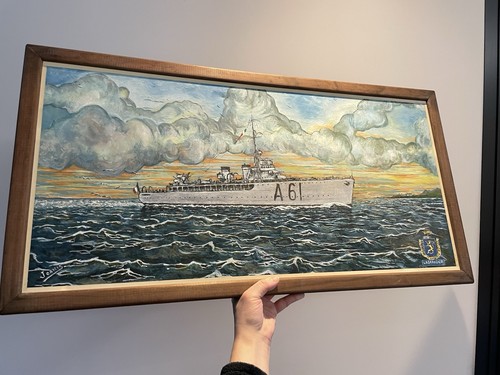 Grande peinture huile - grande, À