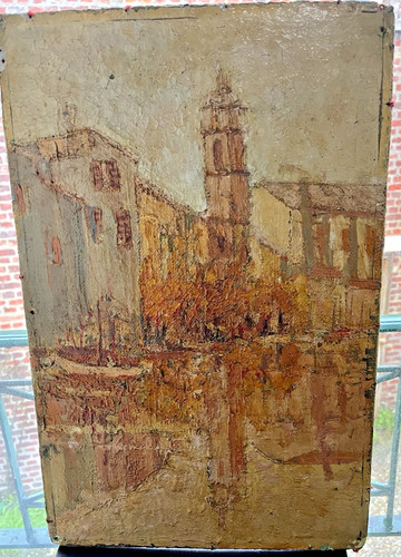 Peinture huile sur - à,