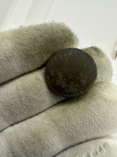 Louis xiv liard buste juvenile - xiv,