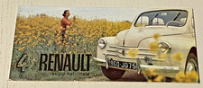 Brochure de vente RENAULT 4CV* - 1955 - Bel Etat.