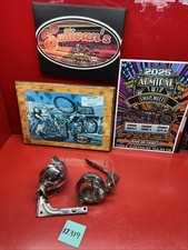 Harley shovel head Panhead guide 62 fog lamp passing light spot mount bracket