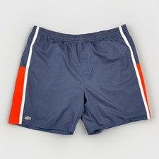 Lacoste Shorts Men 3XL Blue Athletic Athleisure Quick Dry Lined Gym Training