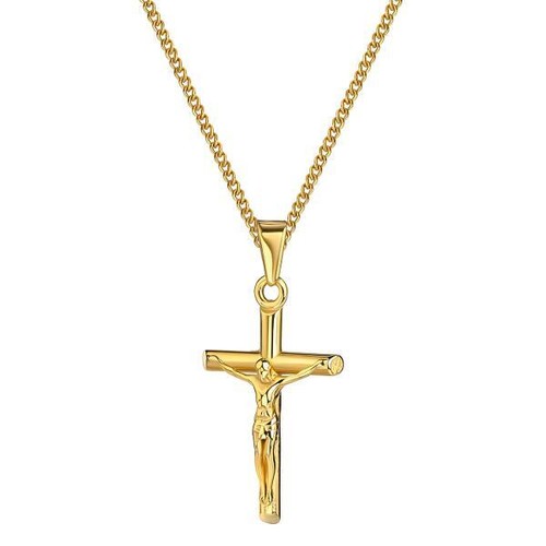 Pendentif croix chaîne - croix,