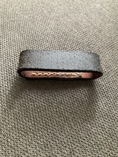 Reproduction Passant Belt 1903 Black Turned Leather WW1 1914-1918 Militaria