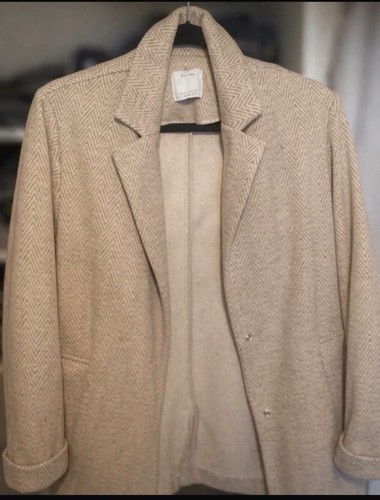 Bershka manteau homme beige