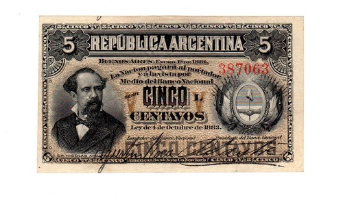 Argentine argentina billet - argentine, 5