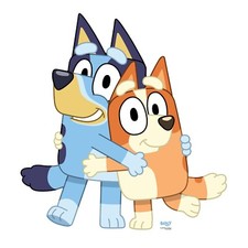 Bluey Et Bingo Heeler Découpe