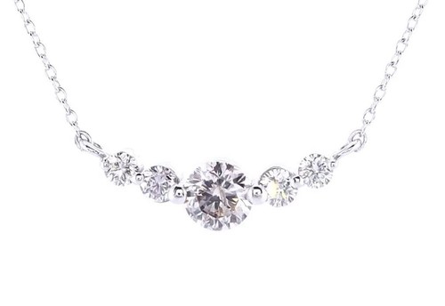 Collier pendentif blanc - collier, or
