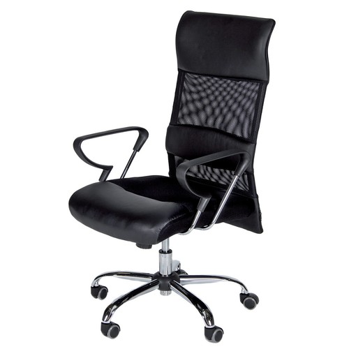 Fauteuil direction noir pas