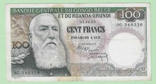 Billet du CONGO BELGE , 100