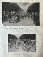 Photographies Anciennes Tour Bruxelles / Liège / Cyclisme / Cycliste / Presse