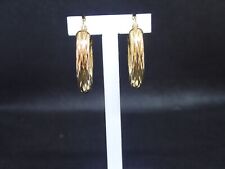 Créole ciselée en or jaune