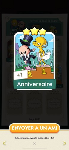 Anniversaire carte monopoly - anniversaire, /