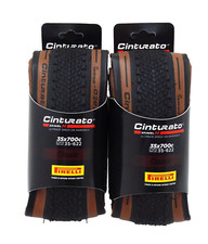 Pirelli Cinturato Gravel H Tanwall, 700x50C, Folding, Tubeless Ready, PAIR