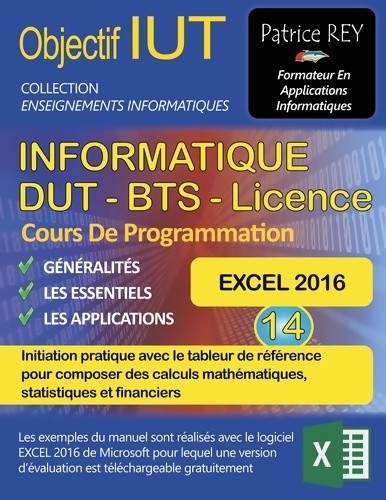 Dut informatique excel 2016 - dut,