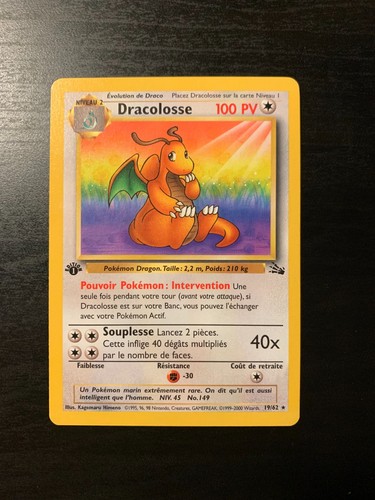 Carte pokémon dracolosse - pokémon,