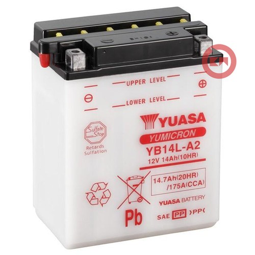 Batterie yuasa yb14l - yuasa, 12v