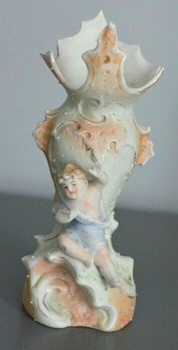 Figurine chérubin vase - figurine,