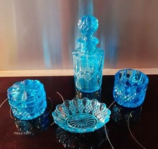 VAL SAINT LAMBERT  BLEU FLACON