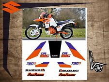 Suzuki DR 750s BIG 1988 - 1991 ORANGE Stickers/Graphics/Stickers/Decals KIT