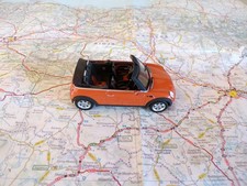 AUSTIN Mini Cooper S Cabriolet Orange New Ray 1/43