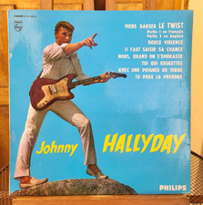Johnny Hallyday  Viens Danser Le Twist - LP 33T 25 CM Original Fra 1961